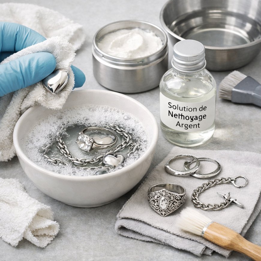 Comment nettoyer des bijoux en argent
